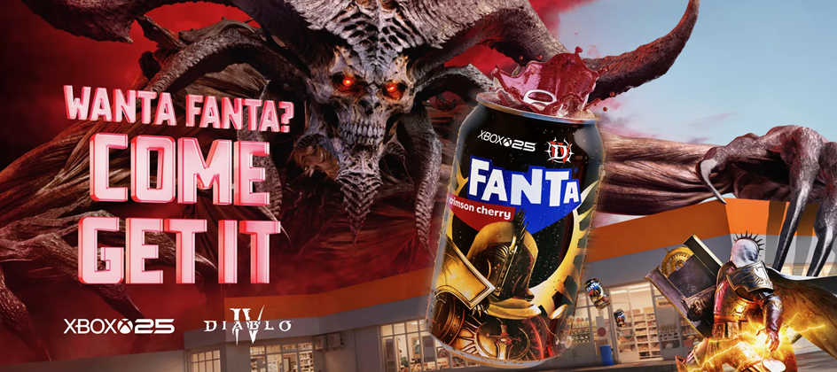 Fanta teams with Xbox for global gaming campaign